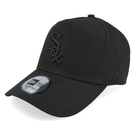 New Era - MLB - Black - adjustable - Cap - Chicago White Sox Monochrome Black A-frame Adjustable - Hatstore