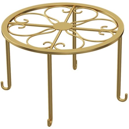 Gulv Jern Potte Stativ Hyldeholder Have Hylder Have Plante Balkon Rundt Stativ Hjem Indretning