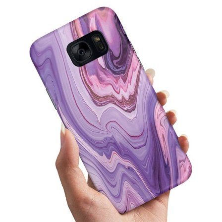 Cover / Mobilcover til Samsung Galaxy S7 Edge - Marmor