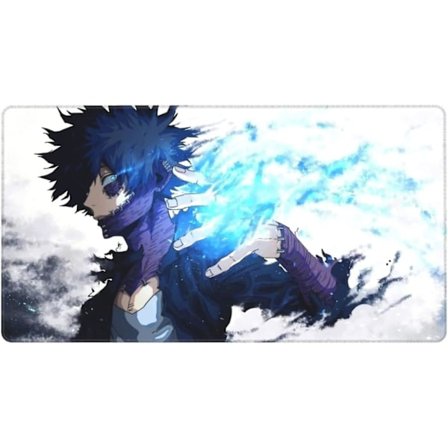 Stor Musmatta Anime Gaming Musmatta Xl Halkfri Förlängd Musmatta/Skrivbordsunderlägg För Dator Laptop (15,8 X 29,5 Tum)