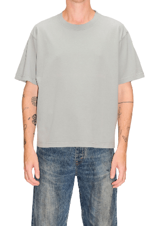 Hope Boxy Tee Dove Grey T-shirts Herr Grå 52