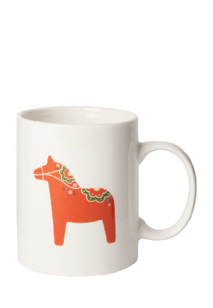 Åhléns Home Mugg DALA Muggar & koppar Röd ONESIZE