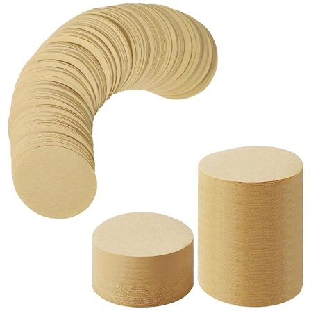 500 Små Kaffefilterpapirer Runde Kaffemaskine Filterpapir Kaffe- og Tefiltre