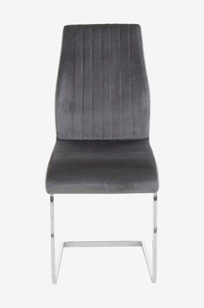 Loft24 - Spisebordsstol Greta, 2 stk. - Grå - Stole - Fra Homeroom