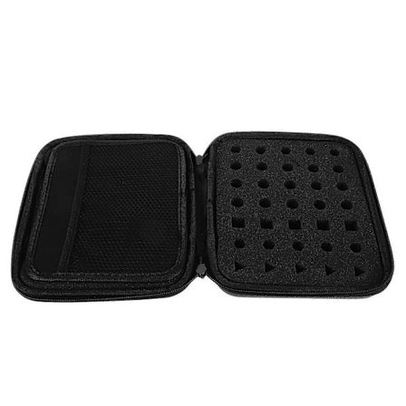 RPG Terningeorganisator: Bærbar Taske med Håndtag - 70-rums Hård Terningeopbevaringsboks med Aftagelig Rumdeler - Stor Kapacitetsbakke til Bordspil[D]