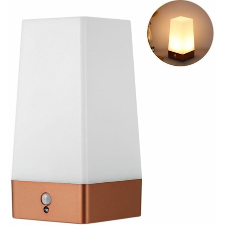 Bordslampa med PIR-rörelsesensor LED NATTlampa BÄRBAR PATTERAT APERIE NATTlampa FÖR CHAUPITAN RUM RUM