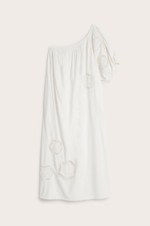 Kappahl | One shoulder klänning | Vit