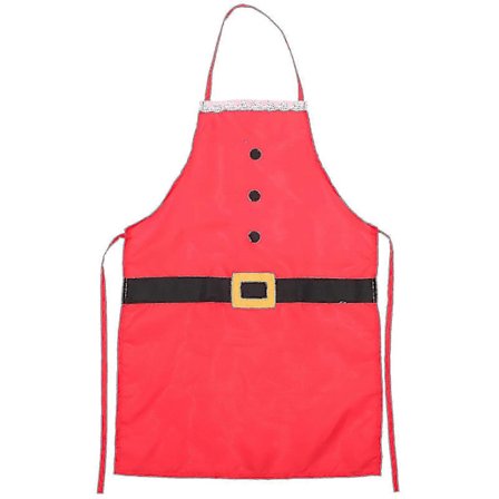 Forklæder Voksne Ærmeløse Forklæder Kvinder Madlavningsforklæder Juleforklæder Julemand Forklæde -Sy_yux