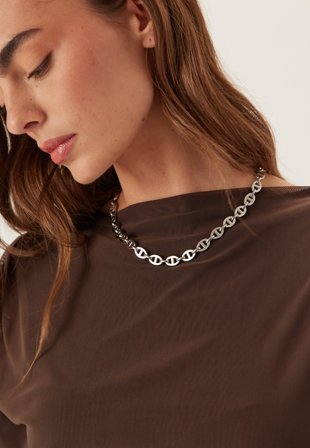BY JOLIMA - Celine Chain Necklace 45 - Steel