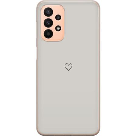 Samsung Galaxy A23 5G Gennemsigtig cover Hjerte