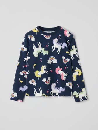 Polarn O. Pyret - Long sleeve top unicorns - 86 - Childrenswear - blue