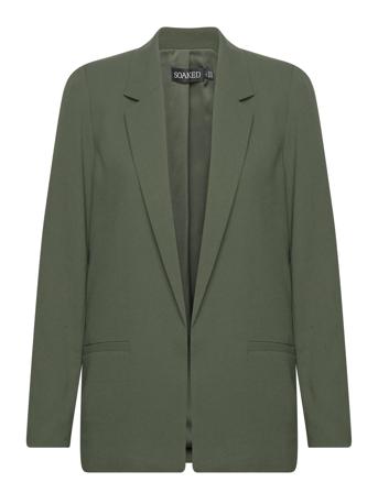 Slshirley Blazer Ls Blazers Single Breasted Blazers Green Soaked In Luxury
