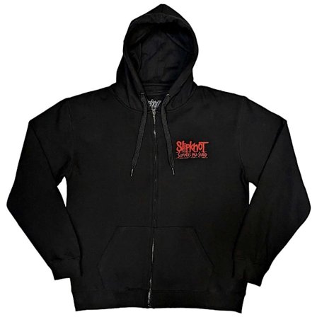 Slipknot Unisex Adult 9-Point Flag Full Zip Hoodie XL Svart