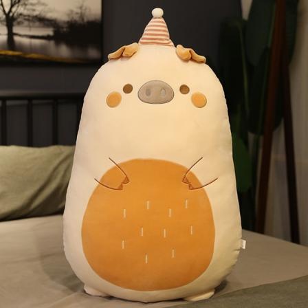Squishmallow Pute Dukke Kawaii Dyrefett Dinosaurpute Plysj Enhjørning 80 cm Pig#1 Pig#1 60cm