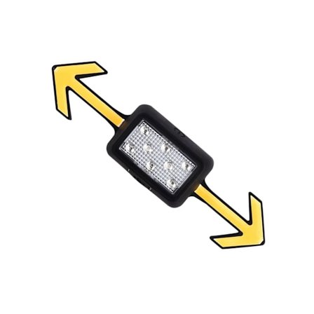 Trådlös LED Säkerhetsvarningslampa Hjälmar Blinkers Vattentät Cykel Baklykta för Cyklar Säkerhetshjälmar