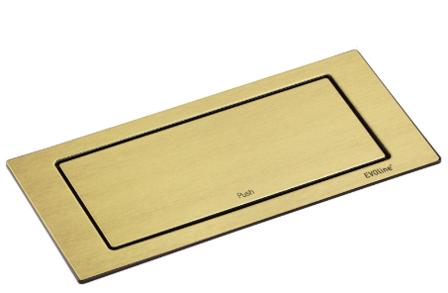 EVOline BackFlip messing finish - 2x stikk 1x USB-C lader