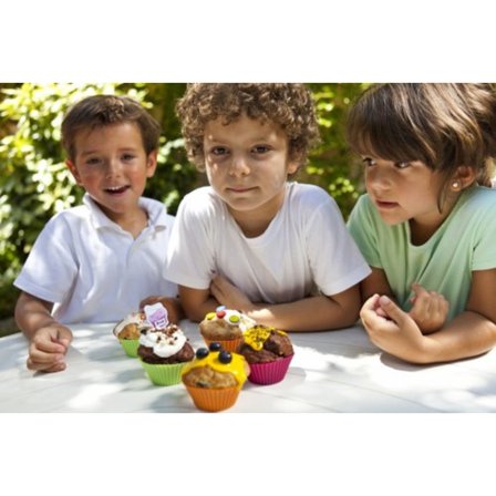 Lékué Muffinform 10 cm., 6 stk. / farvet | KitchenOne