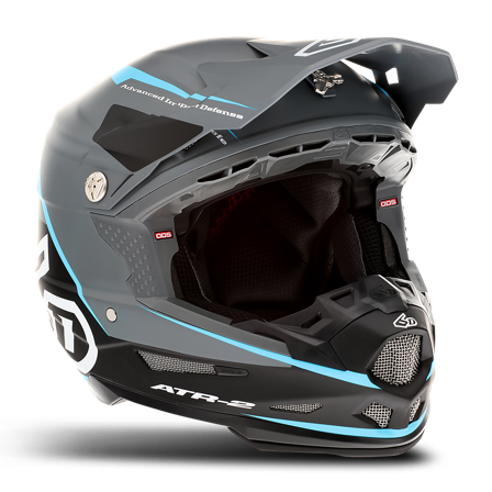 Casco Cross 6D ATR-2 Alpha Ciano XL 60-61cm