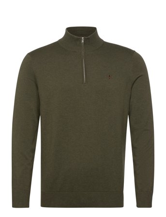 Brian Half Zip Green Morris
