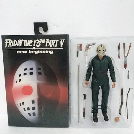 NECA Fredag den 13. Figur Legetøj Freddy Jason Voorhees Blod Action Figur Jason Samlermodel Jul Halloween Gave