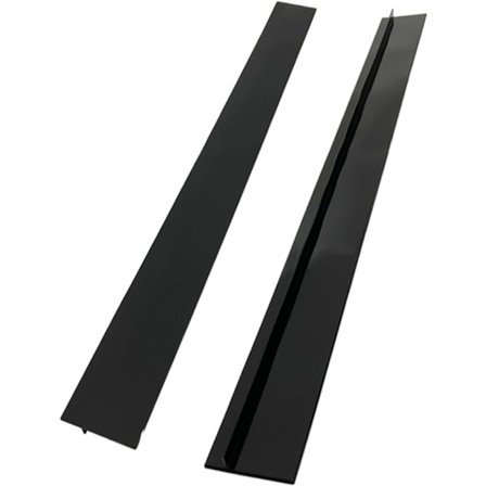 Spispackning - 2 stycken - 63 cm - Svart - Kökslist - Tätningslist för spis och bänkskiva - Sanitetstejp - För gasspisar, hällar och bänkskivor - 