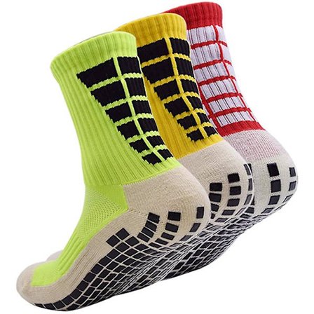 Sunrain 3 par Non Slip Sykehussokker, Anti Slip Non Skid Slipper Sykehussokker Med Grips Kompatibel Med