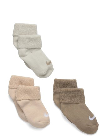 Nike 6Q-6Pk Quarter Sock - Beige - 2-4Y