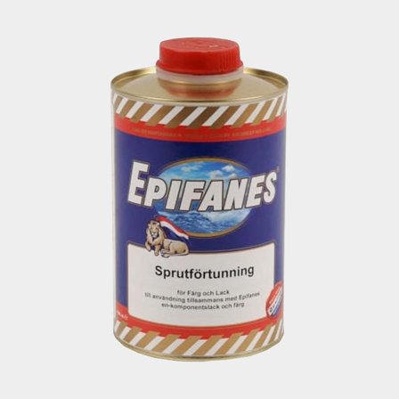 Ohenteet Epifanes Ruiskutusohenne, 2-komponentti - 1 litra