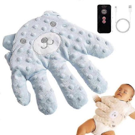 Elektrisk beroligende håndfladepude og klapper til babyer for at hjælpe spædbørn med at falde i søvn_Billige gaver