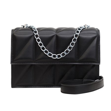 Liten damväska i läder för iPhone, svart crossbody-väska, designer-axelväska, svart crossbody-väska