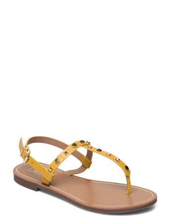 Onlmelly-3 Pu Structure Stud Sandal Yellow ONLY
