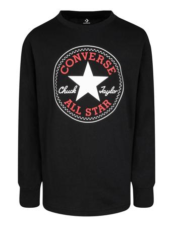 Cnvb Chuck Patch Ls Tee Black Converse