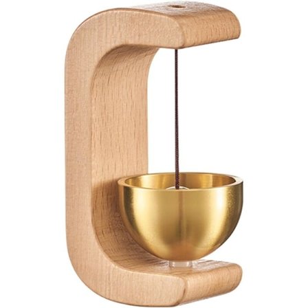 Dørklokke til butik, magnetisk vindklokke i træ, butiksklokke, egnet til køleskab, soveværelse, veranda, have, gårdhave, restaurant, havevindklokke