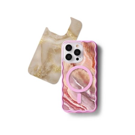 Print Pack iPhone 12 Pro Max / 13 Pro Max / 14 Pro Max / 15 Pro Max / 16 Pro Max Blush Pink Marble