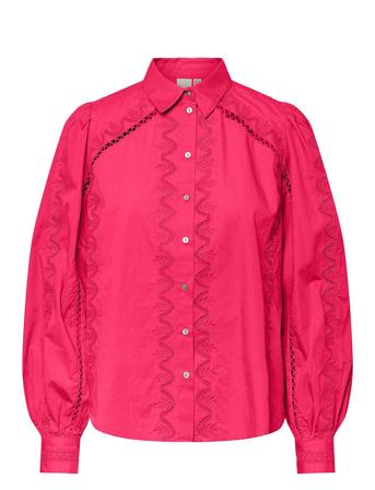 Yaskenora Ls Shirt S. Pink YAS