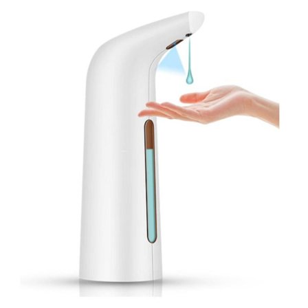 Automatisk sæbedispenser, berøringsfri, batteridrevet 400 ml flydende håndsæbedispenser med bevægelsessensor