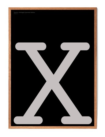 Poster & Frame Berlingske-X - Black - 42X29.7CM