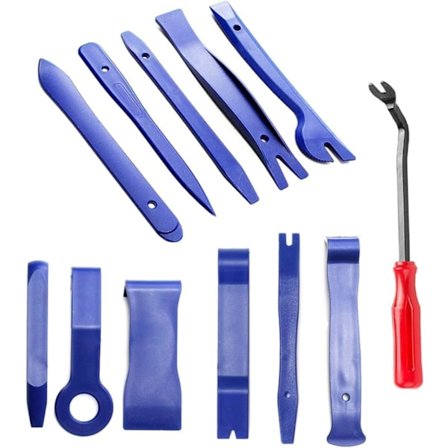 Verktøy for fjerning av lister, 12 deler billistfjerningsett, plastbil