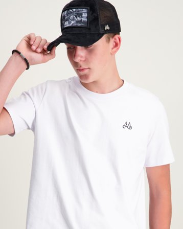 MAGGIORE Logo T-Shirt Hvid T-shirts Dreng - Kids Brand Store