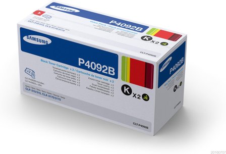 HP Samsung CLT-P4092B - 2-pack - svart - original - tonerpatron (SU391A)