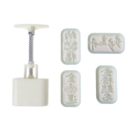 30g Midhöstfestival DIY Månkakformar Handpress Rektangelformade Mönster Månkakformar Månkaksformar