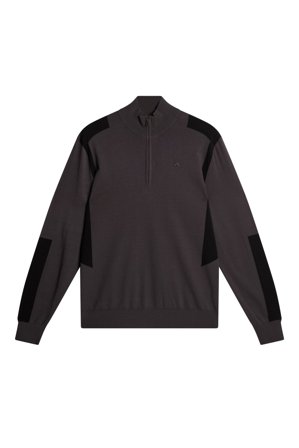 J.Lindeberg - Golf - Kendrick Knitted Zip Sweater - Black - Homme - L