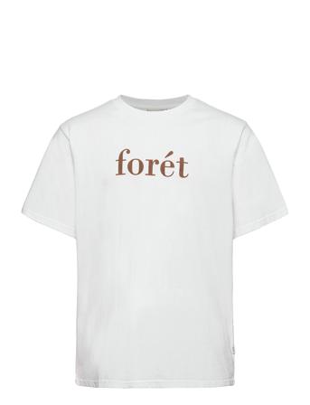 Resin T-Shirt - Fog/Dark Green T-shirts & Tops Short-sleeved Vit Forét