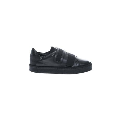 AGL Leather sneakers with 2 scratchs and glitter effect Sort, Dame, Størrelse: 40 EU