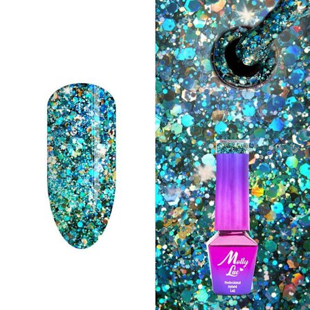Mollylac - Gel polish - Crushed Diamonds - Nr537 - 5g UV gel/LED