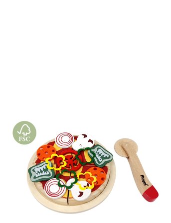 Magni Toys | Wooden Pizza With Accessories And A Box | ONE SIZE