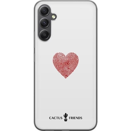 Kompatibelt Mobildeksel til Samsung Samsung Galaxy A05s Cactus and Friends - Fingerprint Love