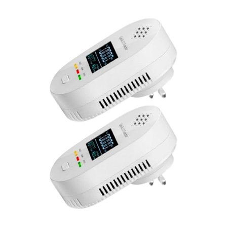 Hushållssäkerhetsenhet som detekterar gas-, CO-läckor, temperatur- och fuktighetsförändringar