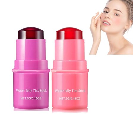 Mjölkkylande Vattengelé-Tint, Vattengelé-Tint Stick, Mjölkgelé-Tint Gelé Rouge Stick, Transparent Läpp- & Kindfärg Byggbar Vattenfärg Finish
