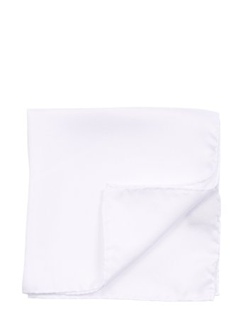 Pocket Square White Amanda Christensen